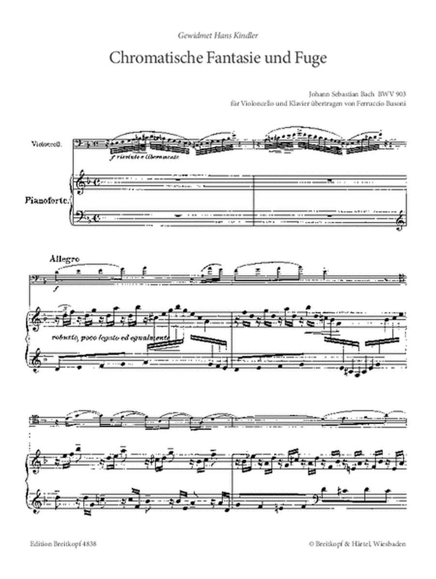 Chromatic Fantasia and Fugue BWV 903
