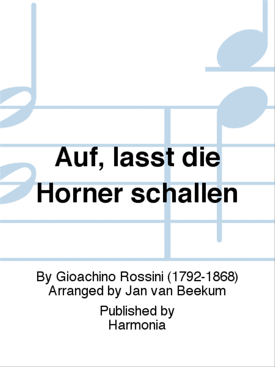 Auf, lasst die Hörner schallen 4-Part scores gallery preview page 1