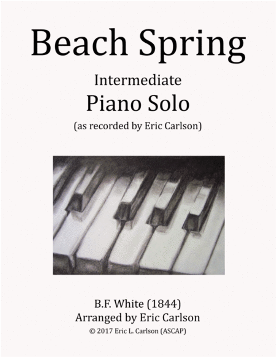 Beach Spring - Piano Solo by Eric Carlson Piano Solo scores gallery preview page 1