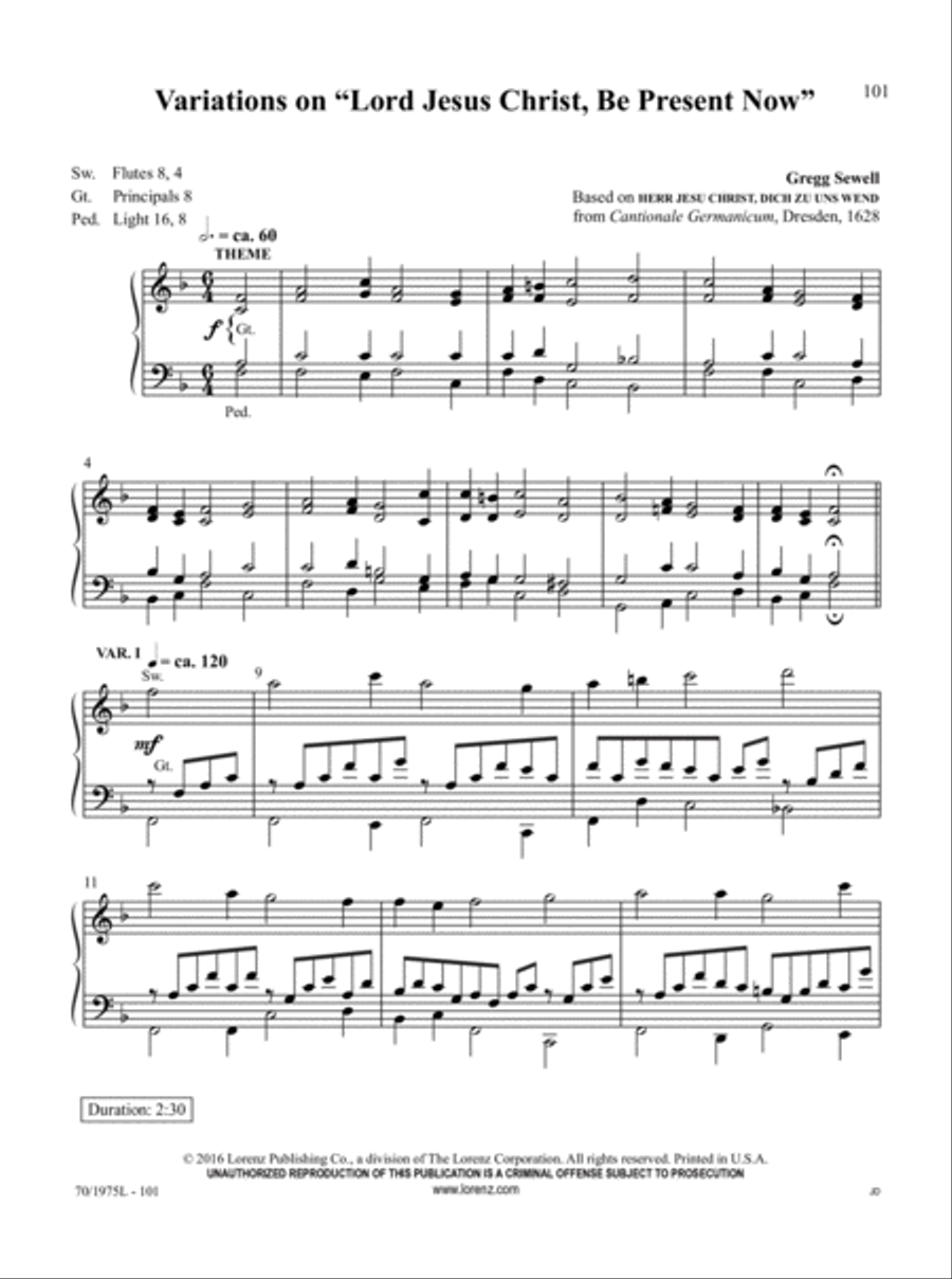 Easy Organ Library, Vol. 60 Organ Solo scores gallery preview page 38
