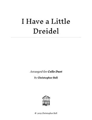 I Have a Little Dreidel - Easy Cello Duet