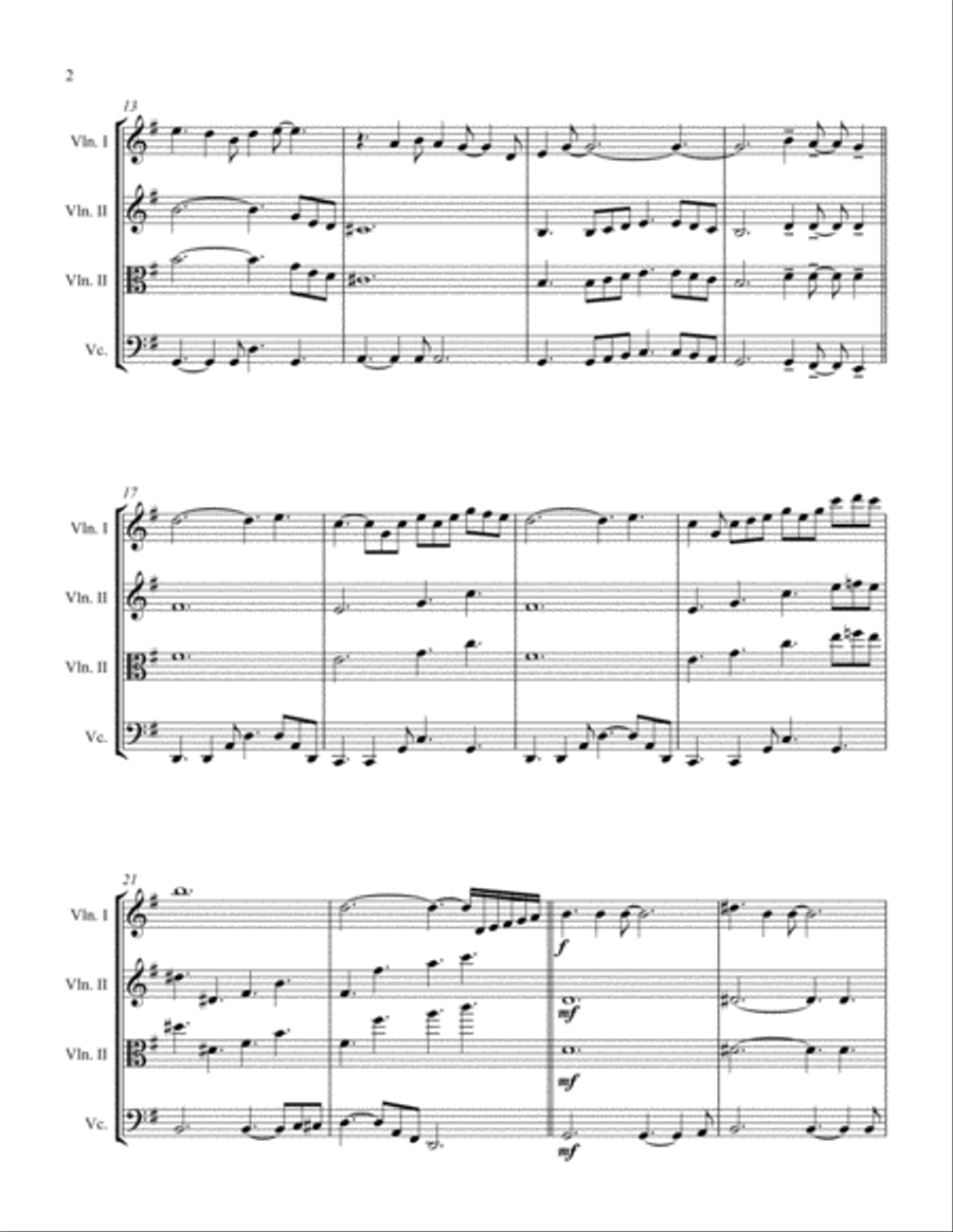 Sea Of Love String Trio scores gallery preview page 2