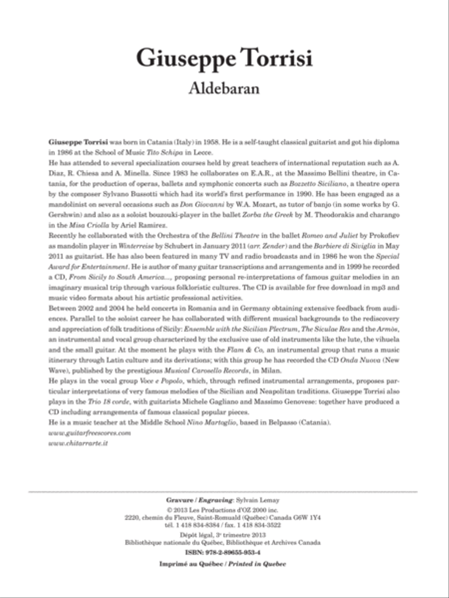Aldebaran Flute scores gallery preview page 1