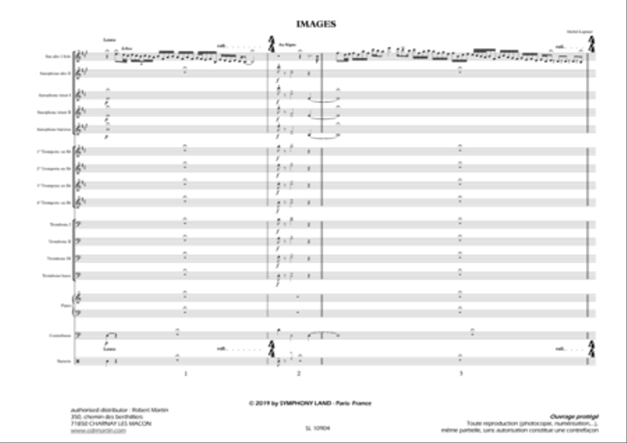 Images pour big band et sax alto solo / piano solo Jazz Ensemble scores gallery preview page 2