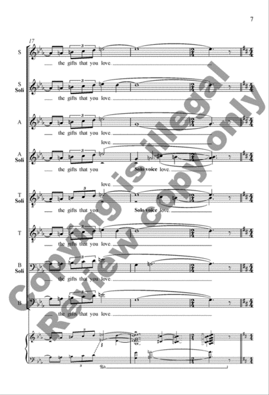 Song of the Sky Loom Song of the Sky Loom Divisi scores gallery preview page 7