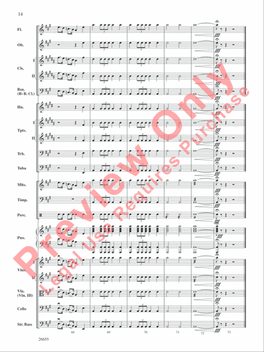 Robin Hood and His Merry Men Full Orchestra scores gallery preview page 15
