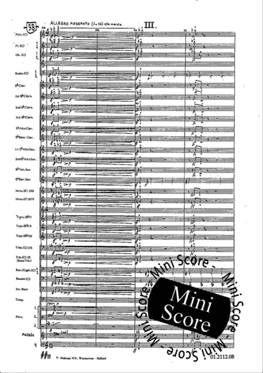 Tre Dodecapricci Tre Dodecapricci Concert Band scores gallery preview page 44