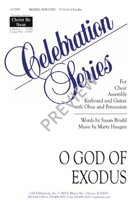 Book cover for O God of Exodus