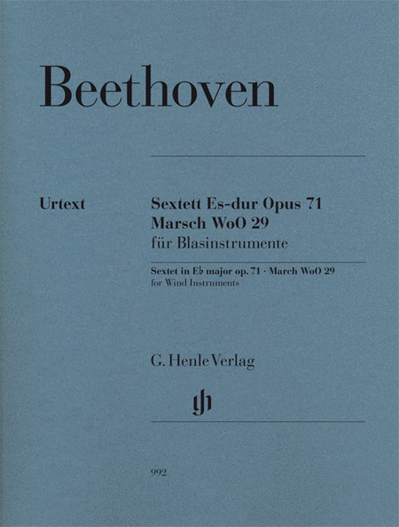 Sextet in E-flat Major, Op. 71 and March, WoO 29
