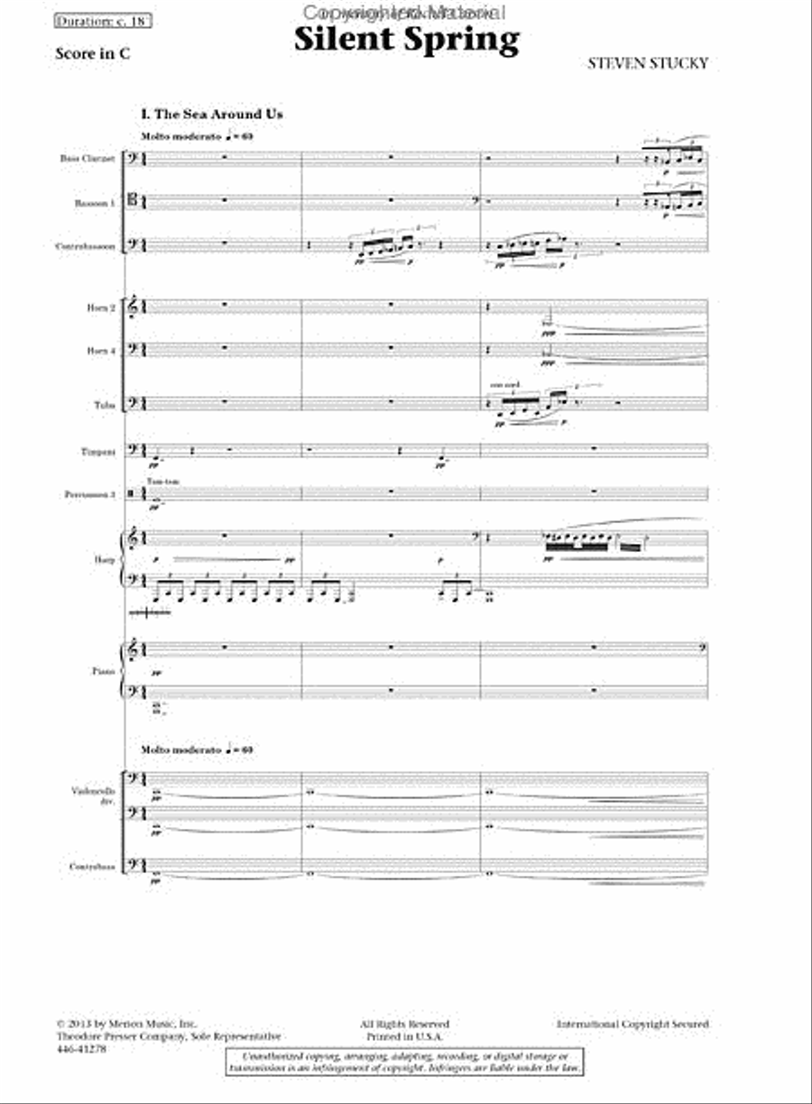 Silent Spring Orchestra scores gallery preview page 2