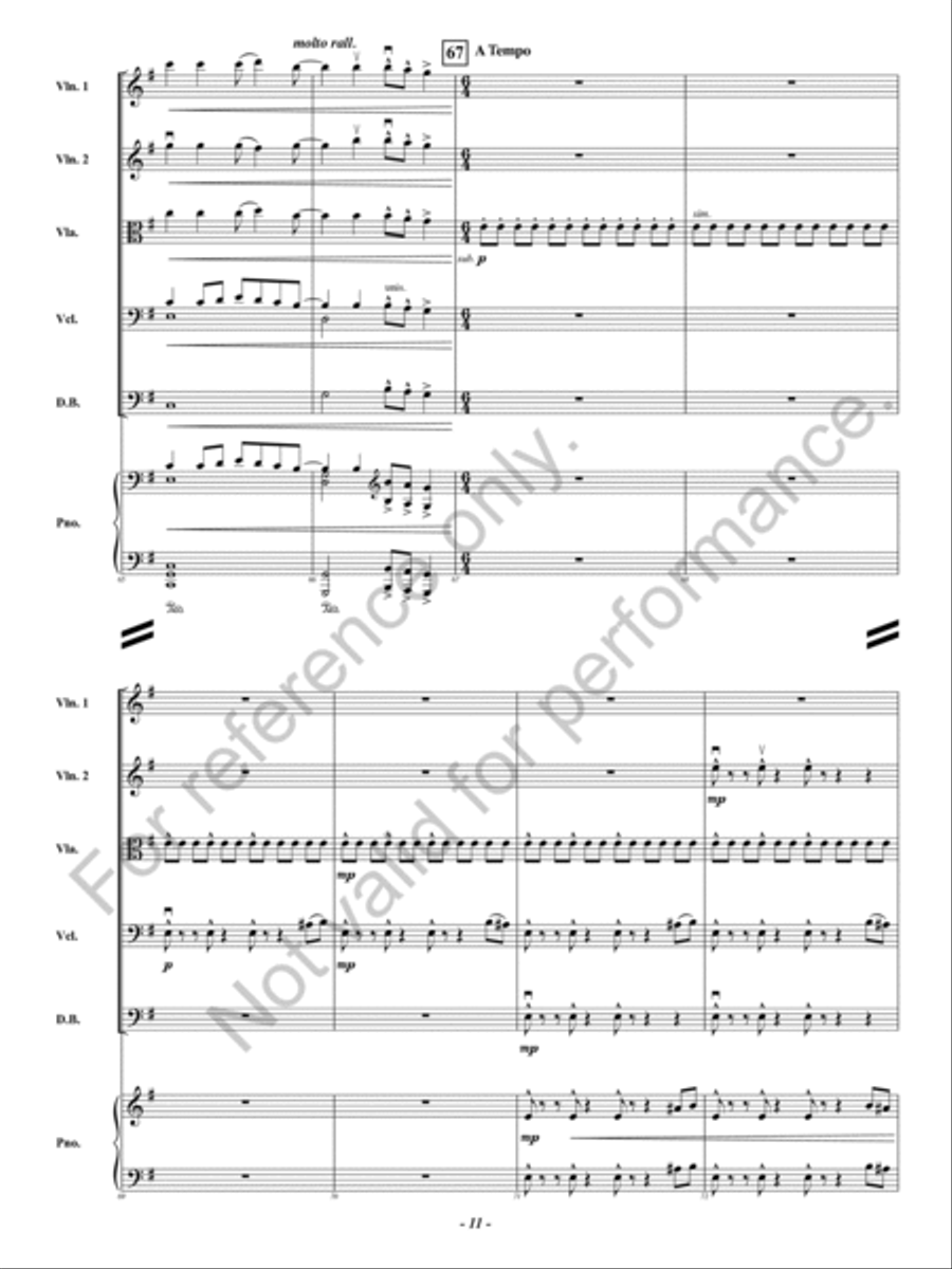 Operation: Time Management String Orchestra scores gallery preview page 12