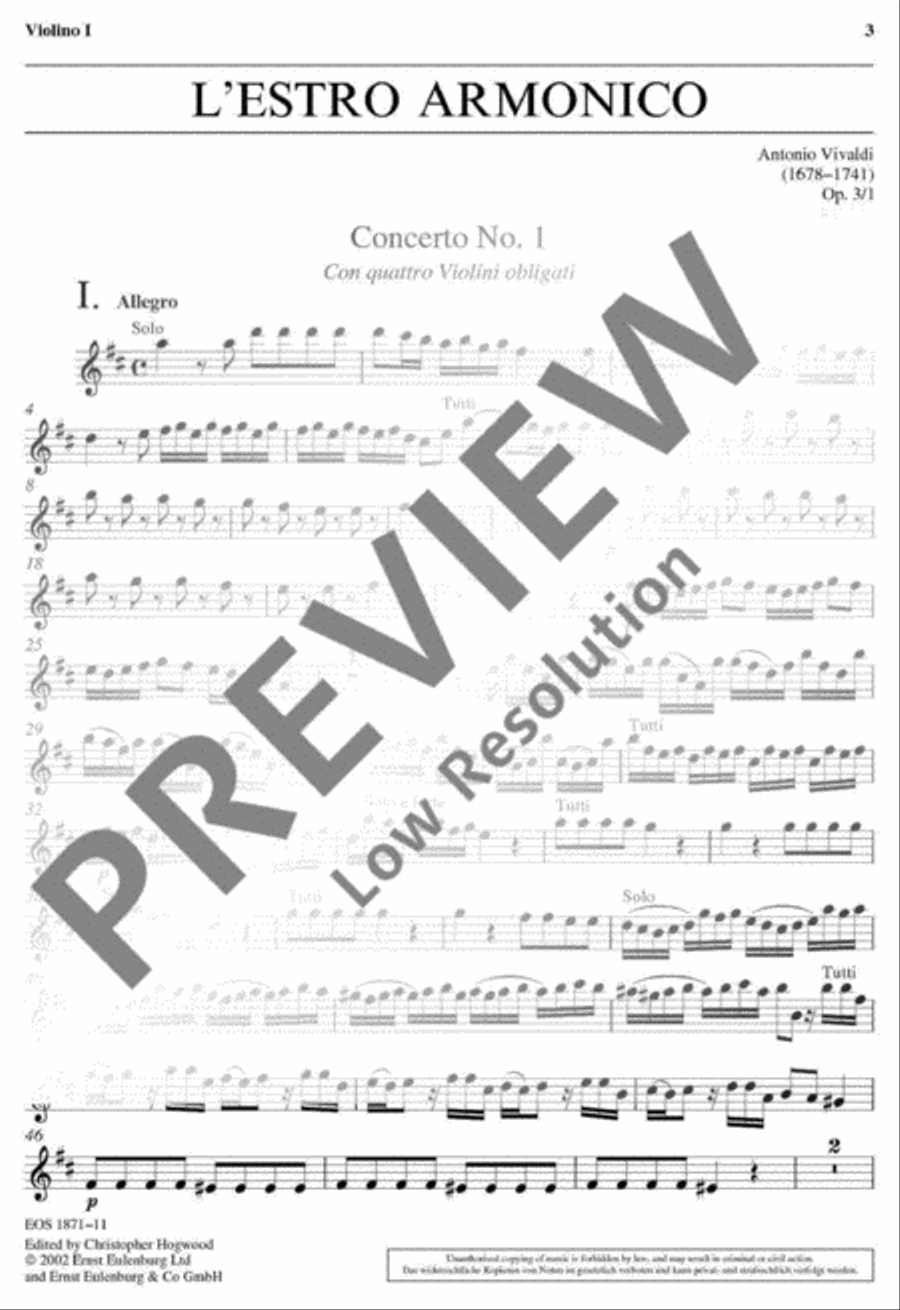 L'Estro Armonico Part scores gallery preview page 2
