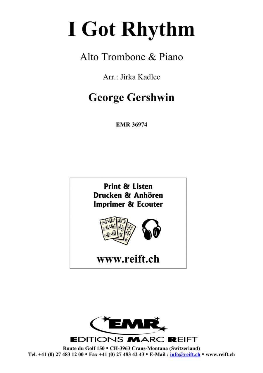 I Got Rhythm Piano Accompaniment scores gallery preview page 1