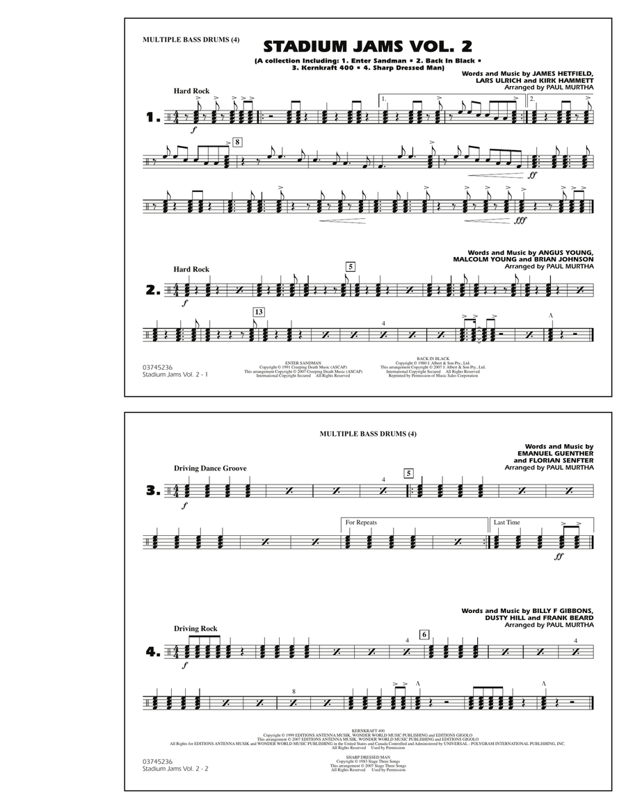 Stadium Jams - Vol. 2 - Multiple Bass Drums