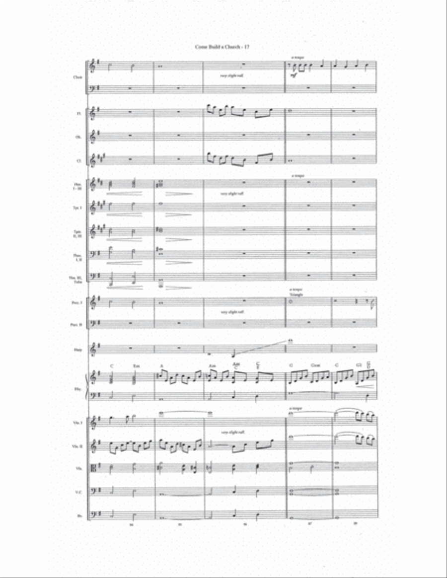Come Build a Church Come Build a Church Choir scores gallery preview page 18