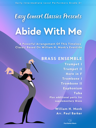Book cover for Abide With Me (Brass Ensemble)