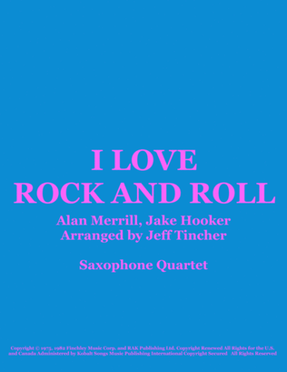 Book cover for I Love Rock 'n Roll