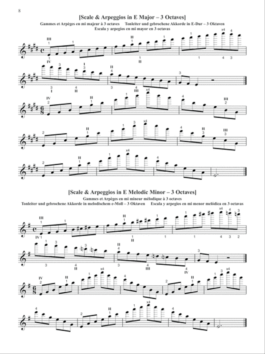 Suzuki Violin School, Volume 8 String Methods scores gallery preview page 4
