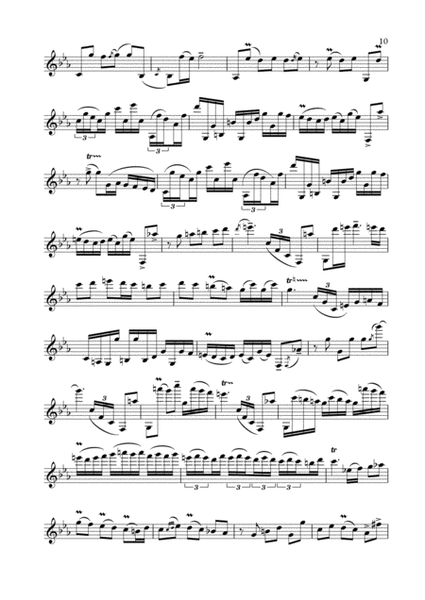 IV. 'Estudio de Lando', for solo clarinet (from ESTUDIOS CRIOLLOS)