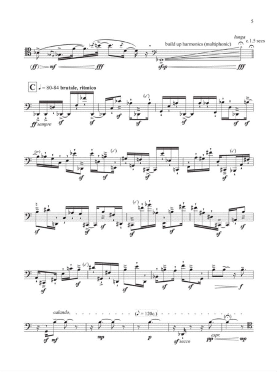 Study for Metamorphosis Bassoon Solo scores gallery preview page 3