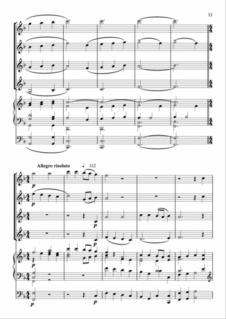 Lift Up Your Heads Set of Parts scores gallery preview page 7