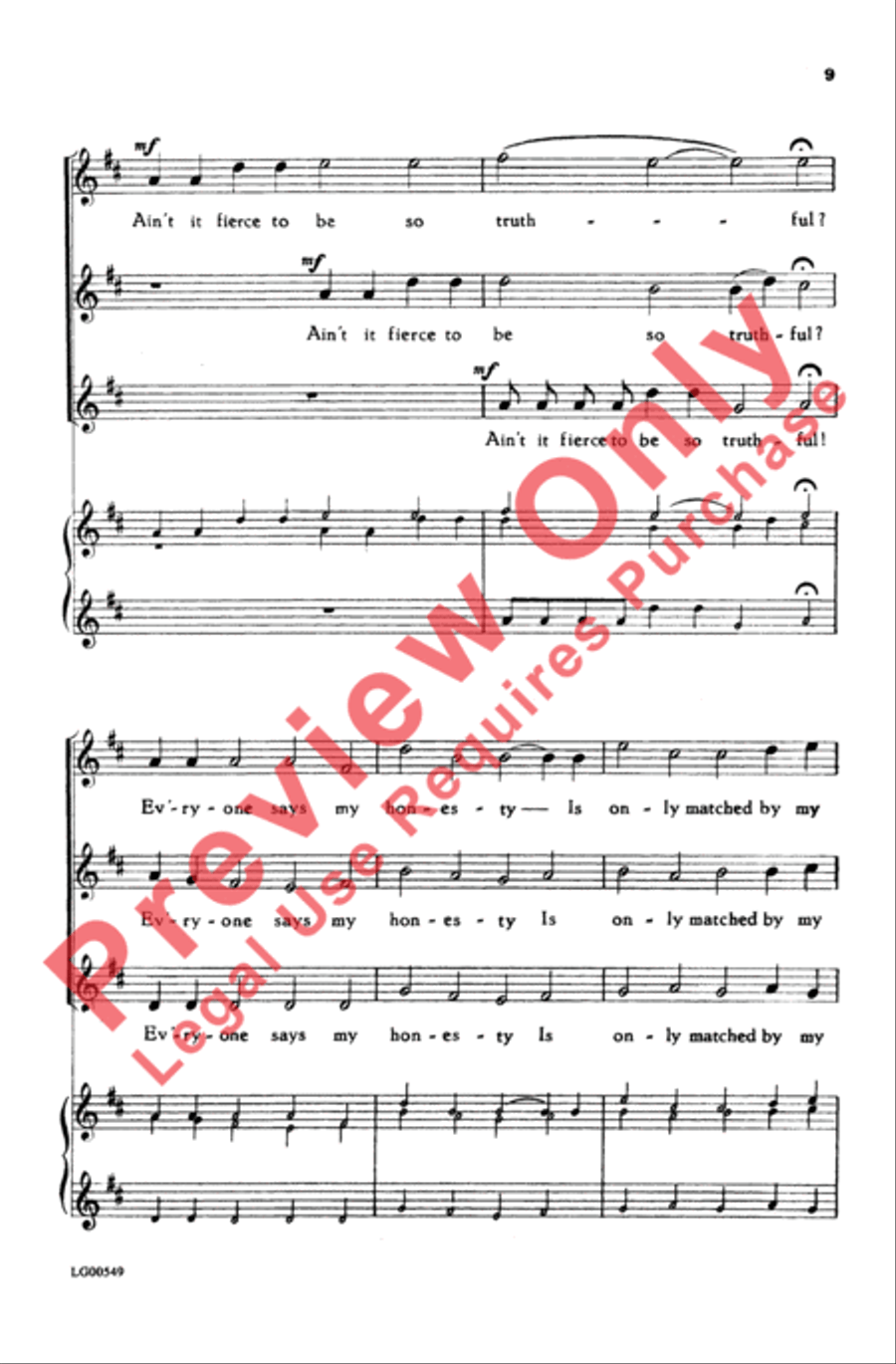 Beautiful Yet Truthful Beautiful Yet Truthful Women's Choir scores gallery preview page 9