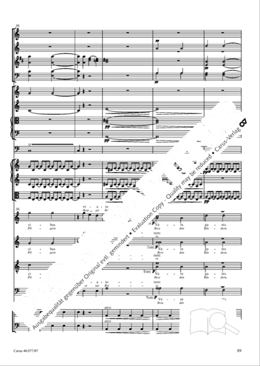 Lauda Sion 4-Part scores gallery preview page 102