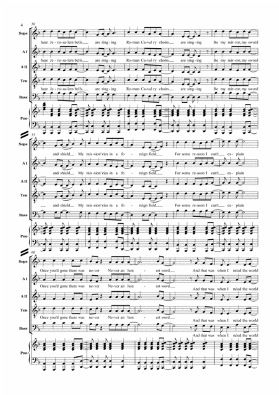 Viva La Vida Divisi scores gallery preview page 5
