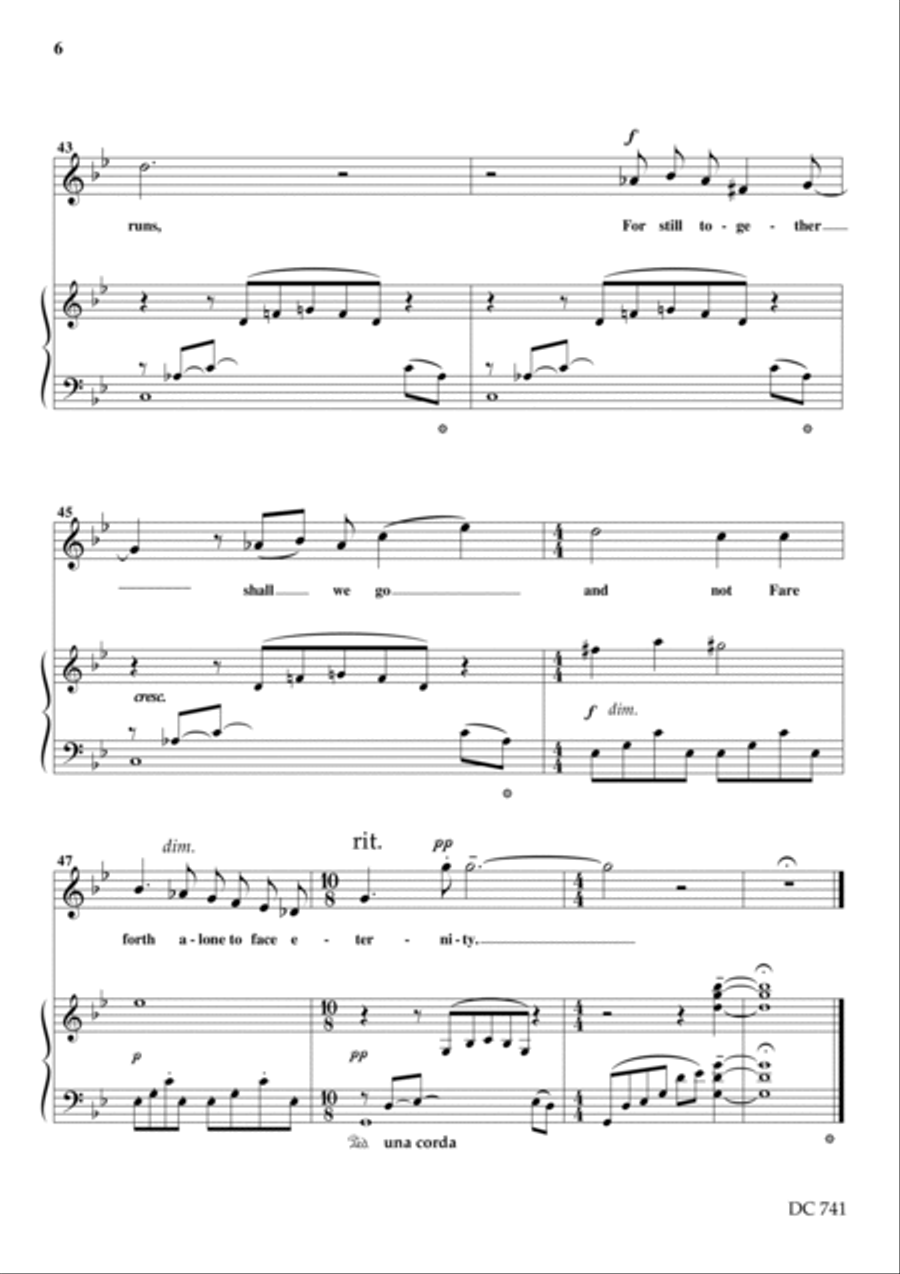 Three Songs of Death Three Songs of Death Alto Voice scores gallery preview page 6