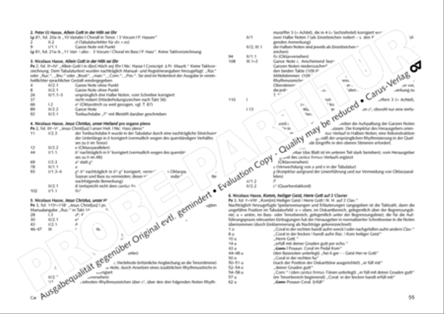 Organ music of the Hasse family Organ Solo scores gallery preview page 56