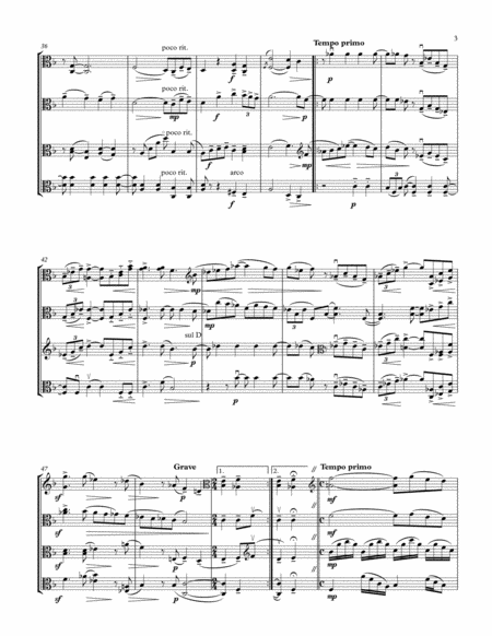 Pavane (pour une infante defunte) - Viola Quartet image number null