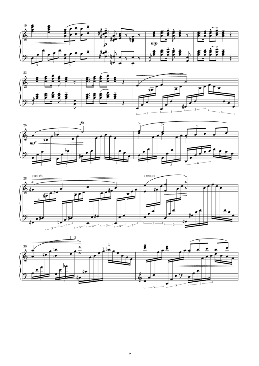 Grieg piano Concerto Piano Solo scores gallery preview page 2
