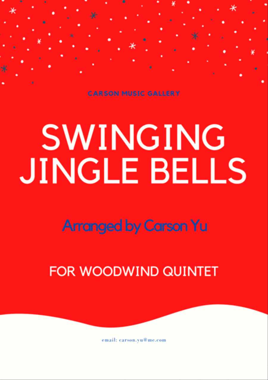 Swinging Jingle Bells - for Woodwind Quintet (arr. Carson Yu) Woodwind Quintet scores gallery preview page 1