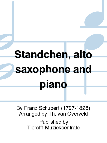 Ständchen, Eb Saxophones & Piano