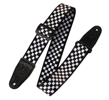 Polyester Guitar Strap – Checkerboard
