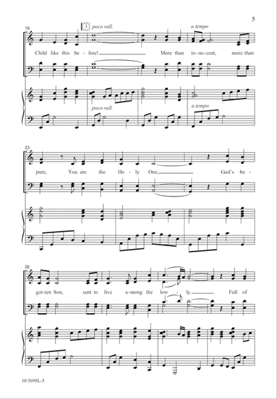 Holy Child 4-Part scores gallery preview page 5