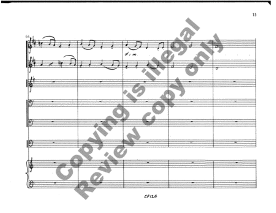 Liturgical Sonata Trombone scores gallery preview page 52
