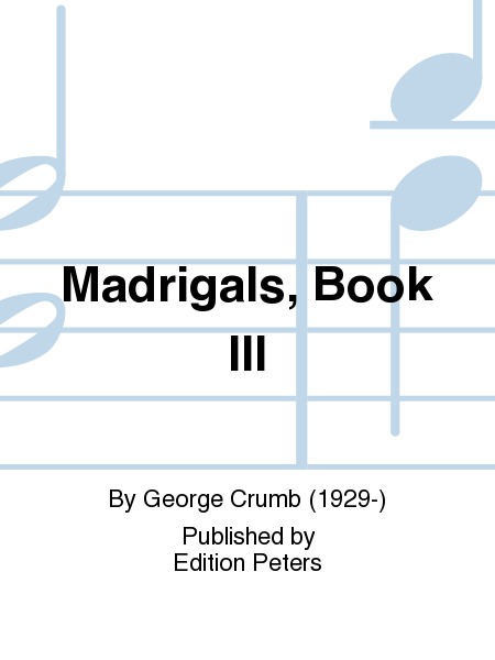 Madrigals Book III (1969)