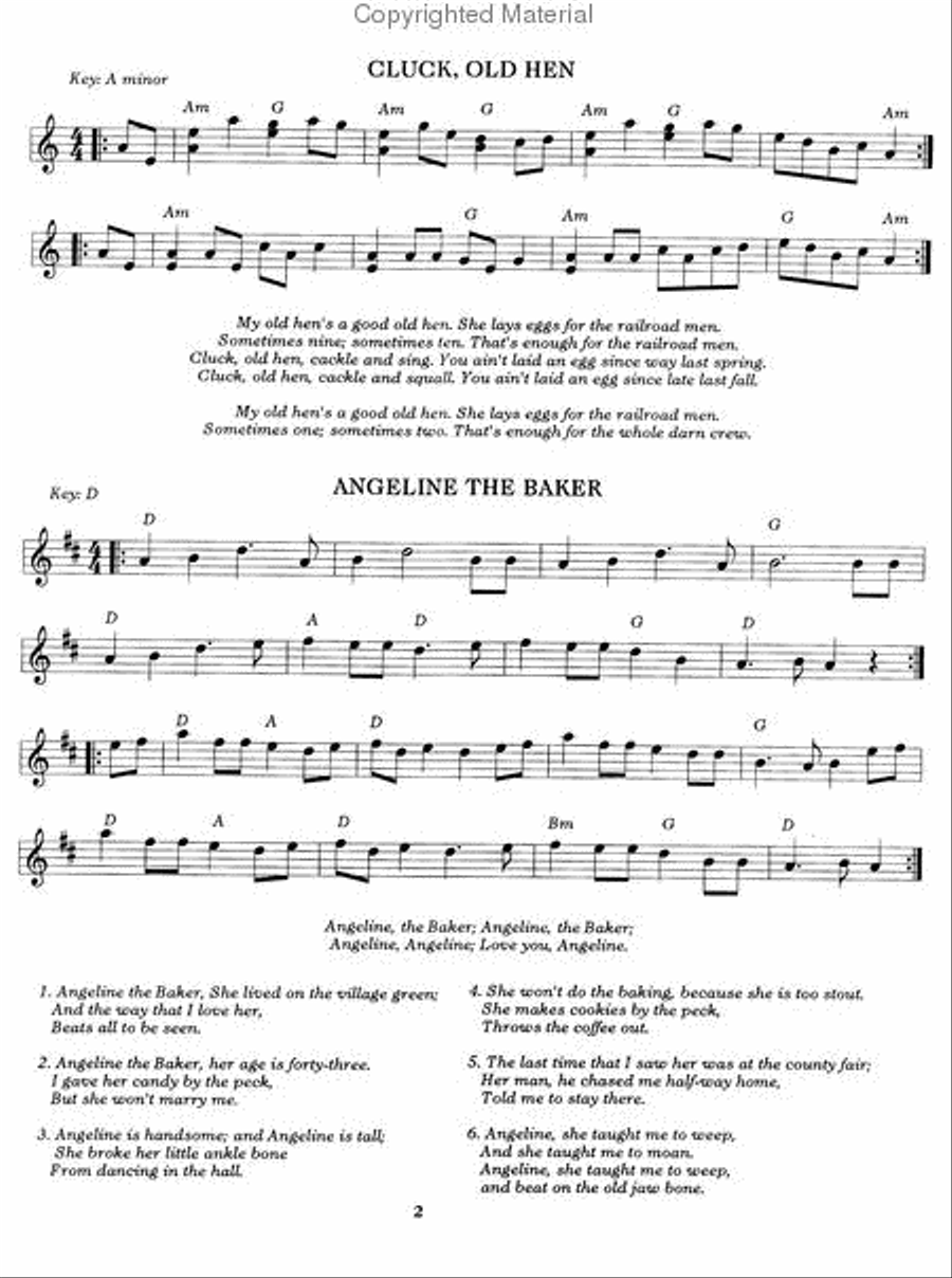Occasional Collection of Old-Timey Fiddle Tunes Piano scores gallery preview page 2