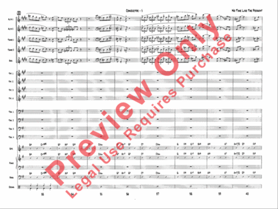 No Time Like the Present Jazz Ensemble scores gallery preview page 7