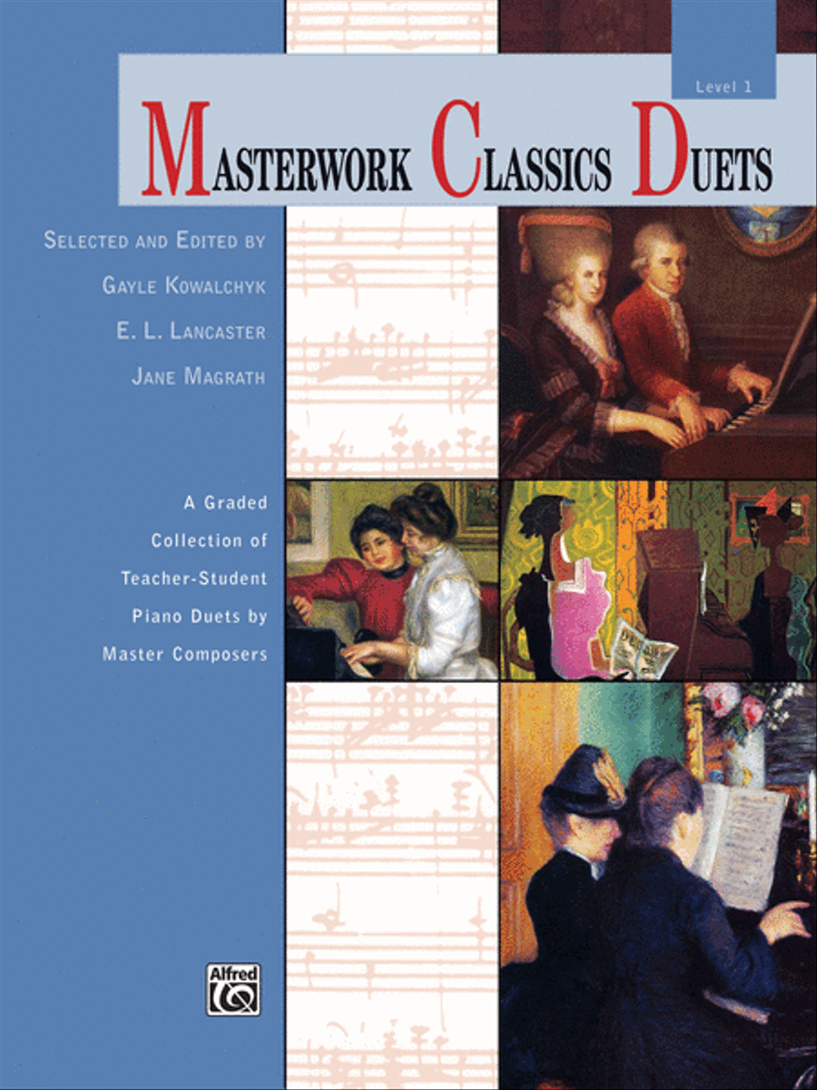 Book cover for Masterwork Classics Duets, Level 1