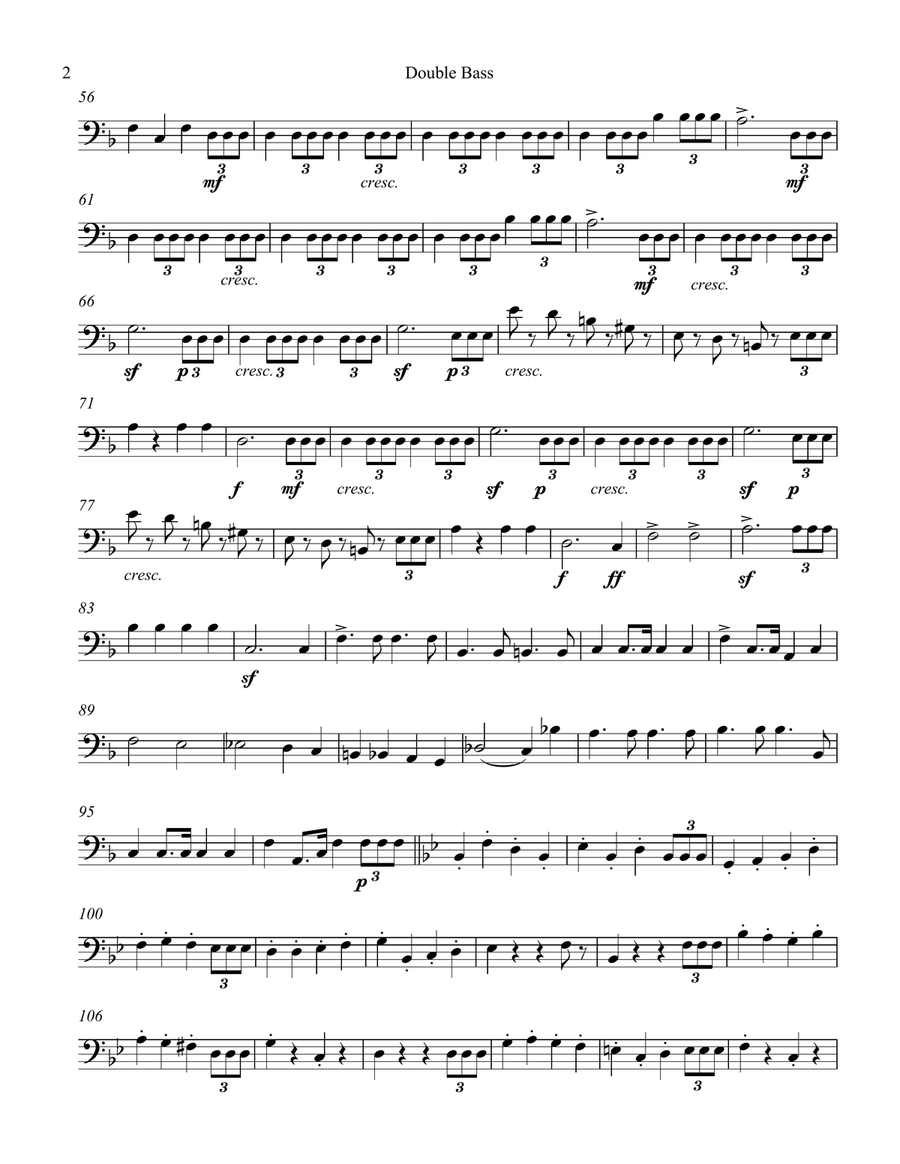 War March of the Priests String Orchestra scores gallery preview page 2