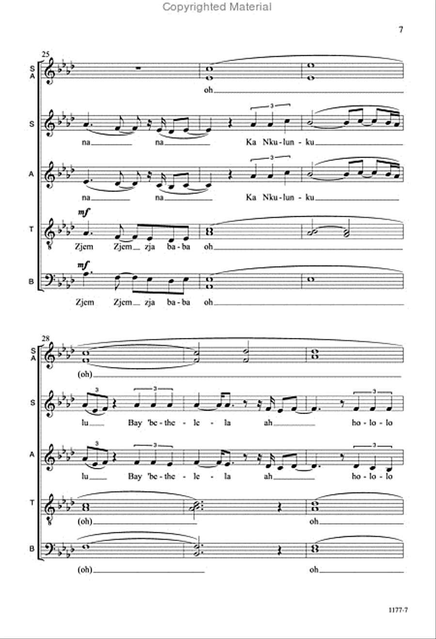 Indodana - SATB divisi Octavo Divisi scores gallery preview page 7