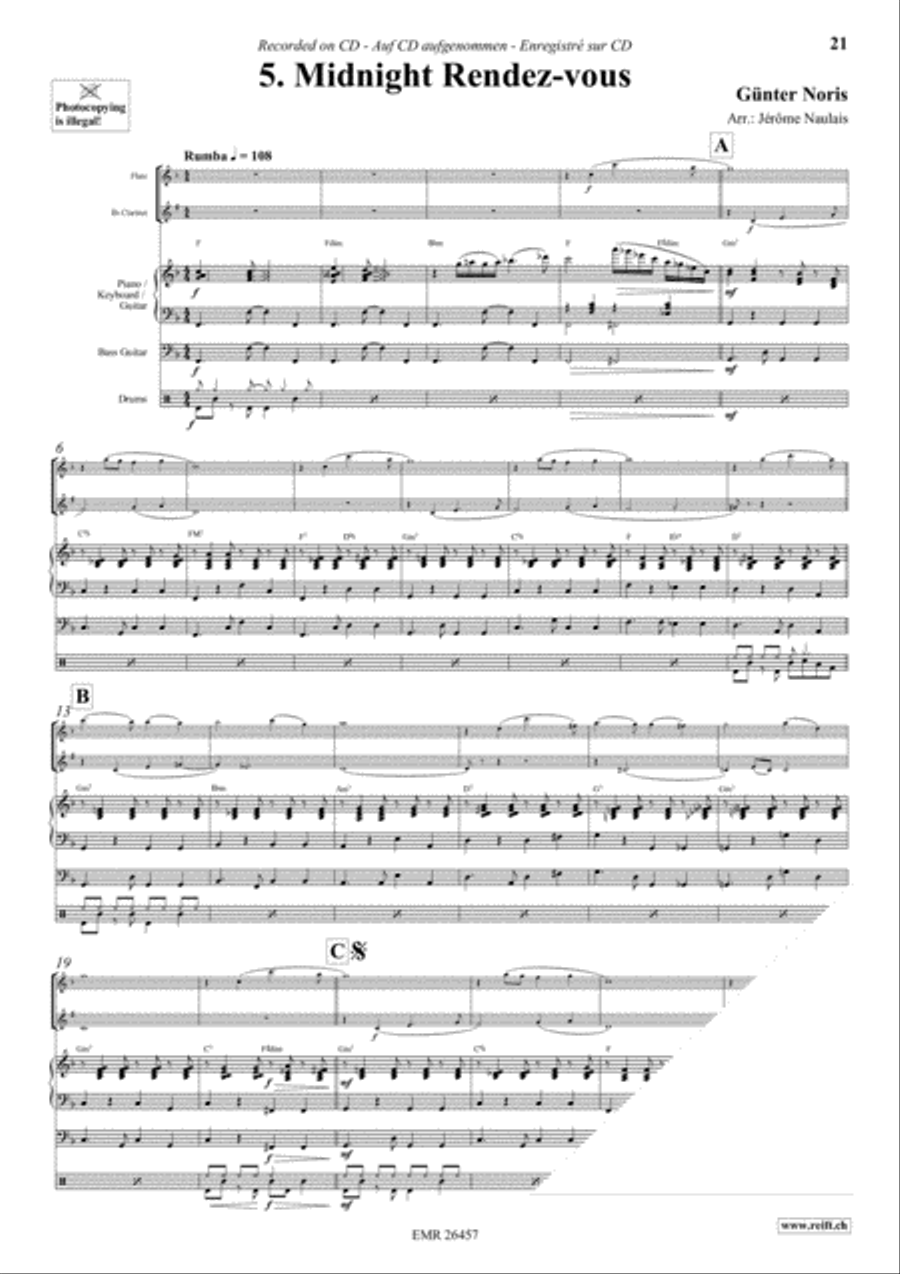 Let's Dance Volume 3 Let's Dance Volume 3 Woodwind Ensemble scores gallery preview page 7