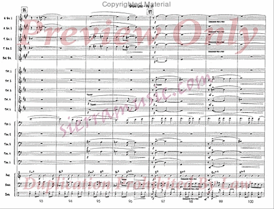 Speak Low Jazz Ensemble scores gallery preview page 14