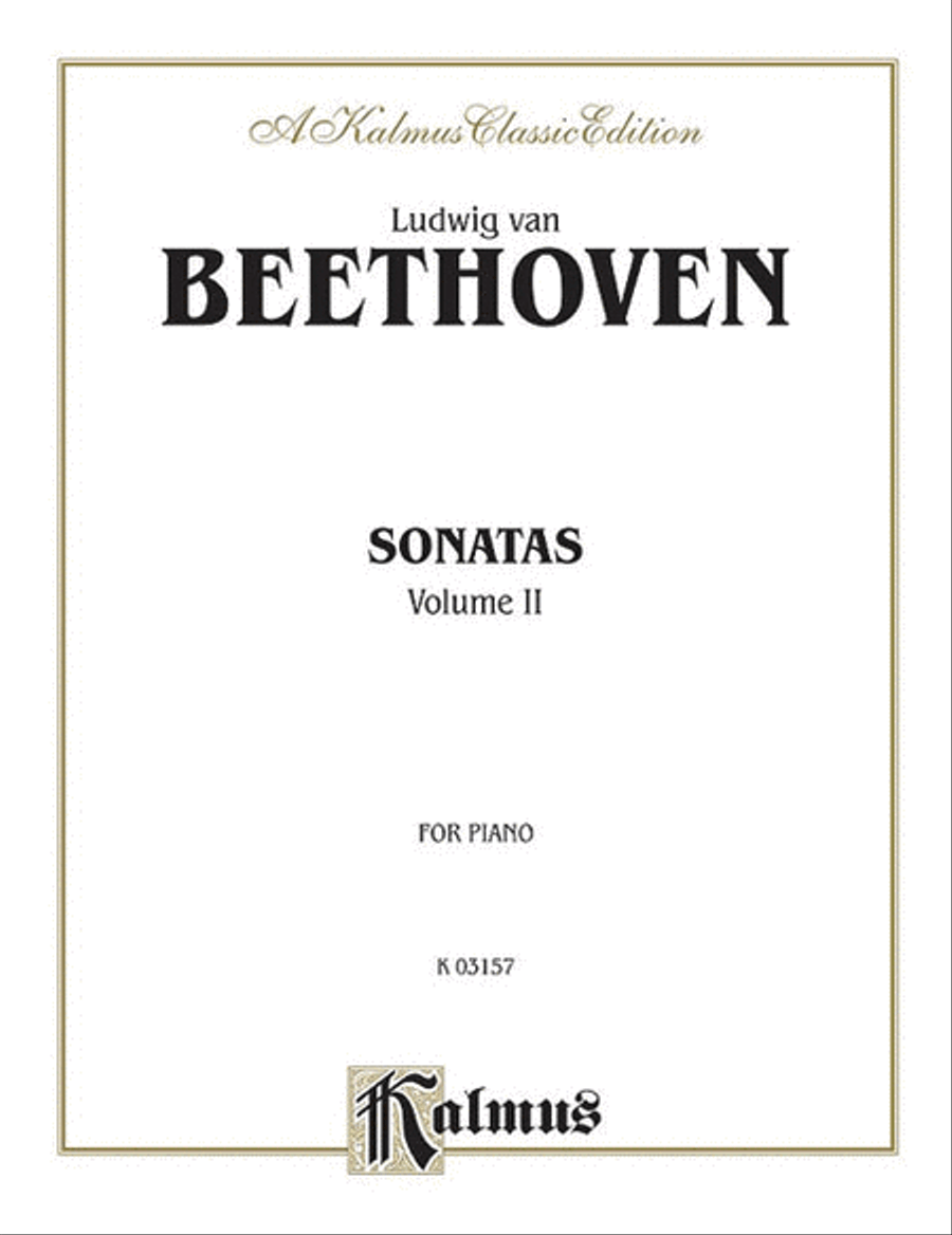 Sonatas (Urtext), Volume II