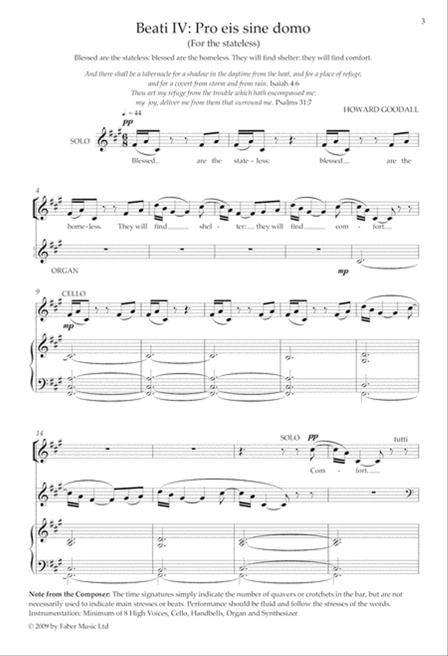 Beati IV: Pro eis sine domo (For the stateless) SSAA scores gallery preview page 4