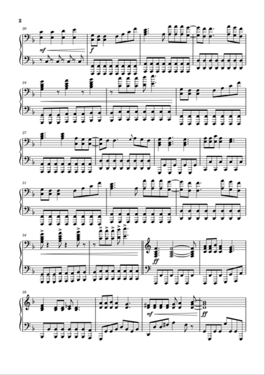 Don't Stop Me Now Piano Solo scores gallery preview page 2