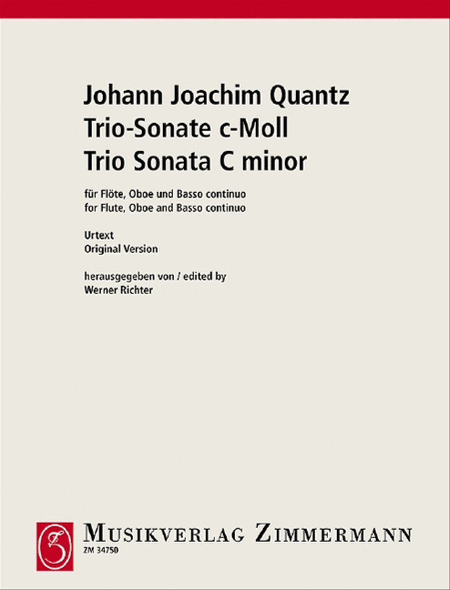 Trio Sonata C minor Flute scores gallery preview page 1