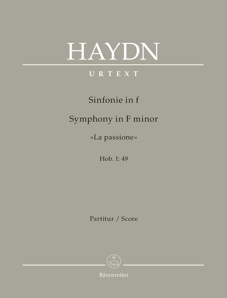 Symphony F minor Hob. I:49  La passione 